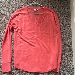 GAP Women's Vibrant Coral Long Sleeve - Size M - NWT